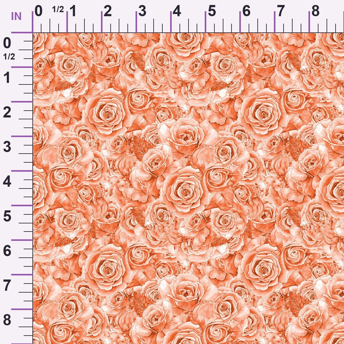 Sepia Blooms Pattern 12 Minky Fabric