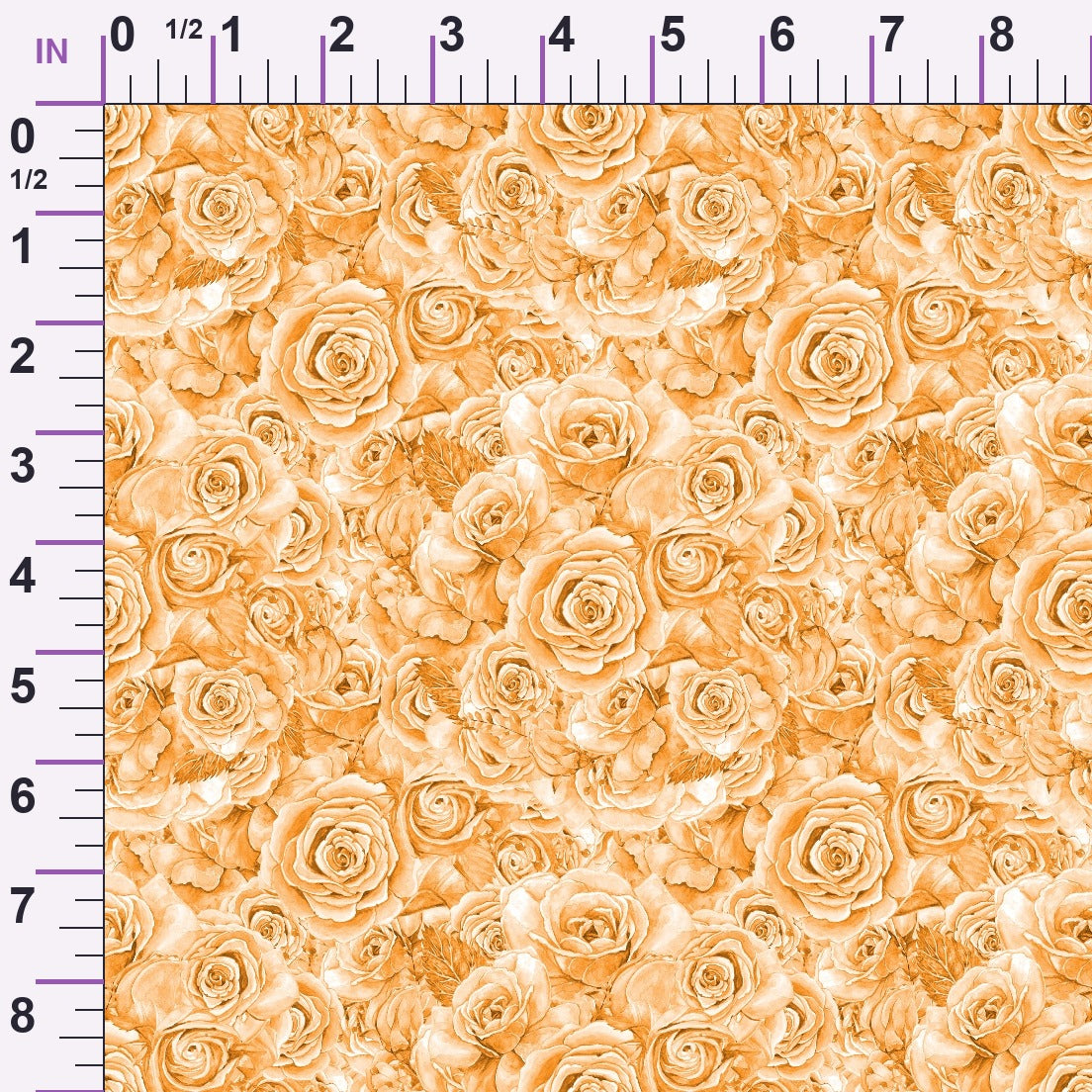 Sepia Blooms Pattern 13 Minky Fabric