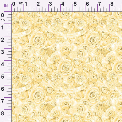 Sepia Blooms Pattern 15 Minky Fabric