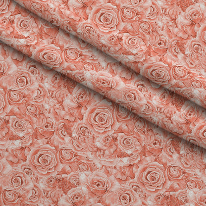 Sepia Blooms Pattern 18 Minky Fabric