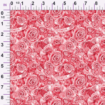 Sepia Blooms Pattern 21 Minky Fabric