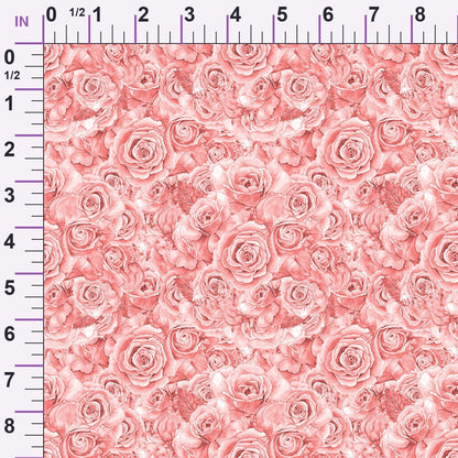 Sepia Blooms Pattern 23 Minky Fabric