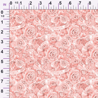 Sepia Blooms Pattern 24 Minky Fabric