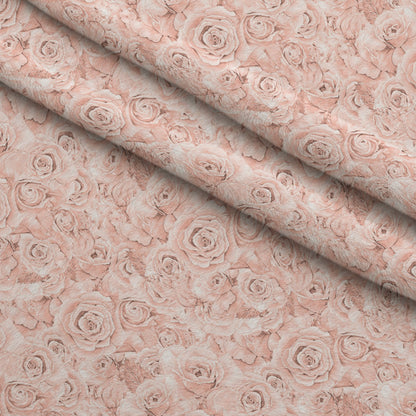 Sepia Blooms Pattern 25 Minky Fabric