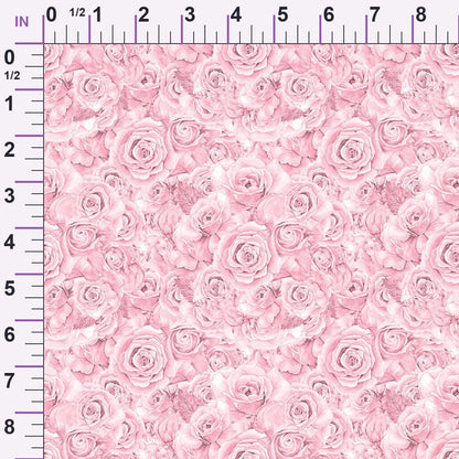 Sepia Blooms Pattern 27 Minky Fabric