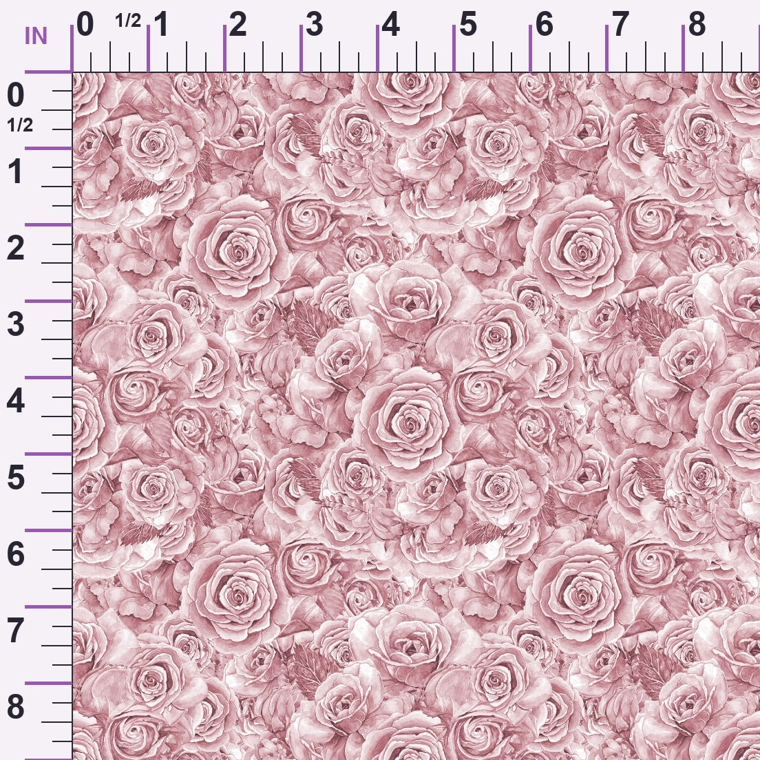 Sepia Blooms Pattern 3 Minky Fabric