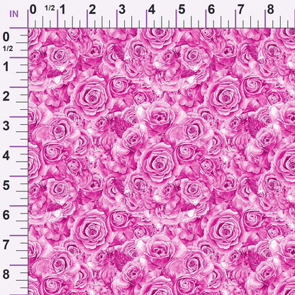 Sepia Blooms Pattern 31 Minky Fabric