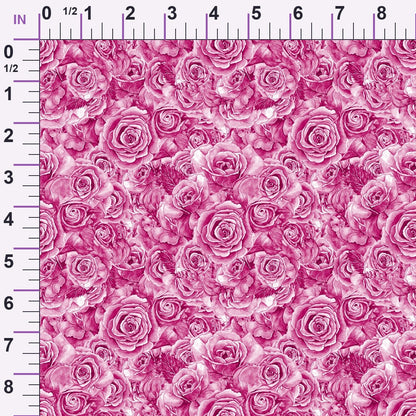 Sepia Blooms Pattern 32 Minky Fabric