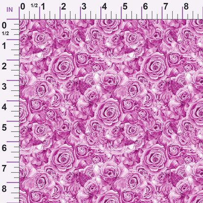 Sepia Blooms Pattern 33 Minky Fabric