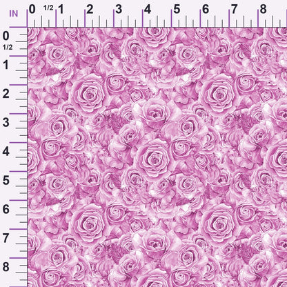 Sepia Blooms Pattern 34 Minky Fabric