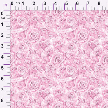 Sepia Blooms Pattern 36 Minky Fabric