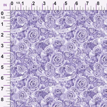 Sepia Blooms Pattern 41 Minky Fabric