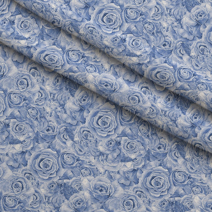 Sepia Blooms Pattern 45 Minky Fabric