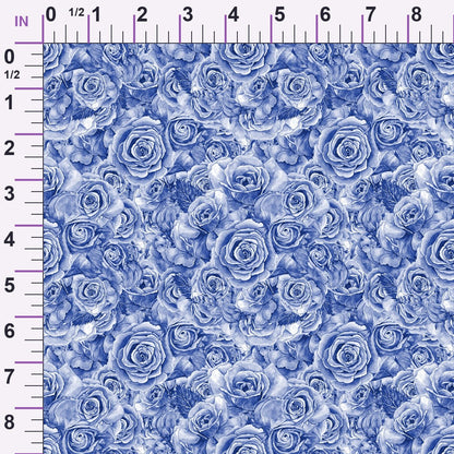 Sepia Blooms Pattern 49 Minky Fabric