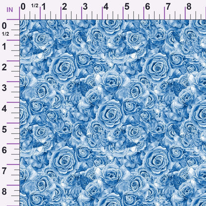 Sepia Blooms Pattern 50 Minky Fabric