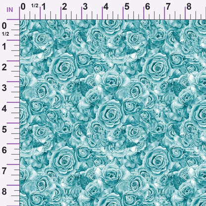 Sepia Blooms Pattern 58 Minky Fabric