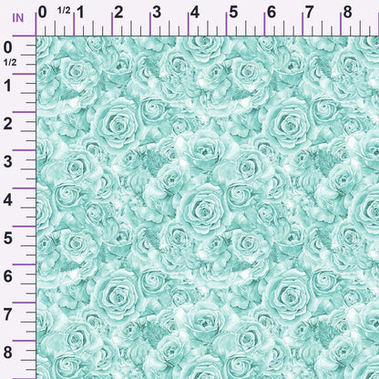 Sepia Blooms Pattern 60 Minky Fabric