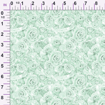 Sepia Blooms Pattern 61 Minky Fabric