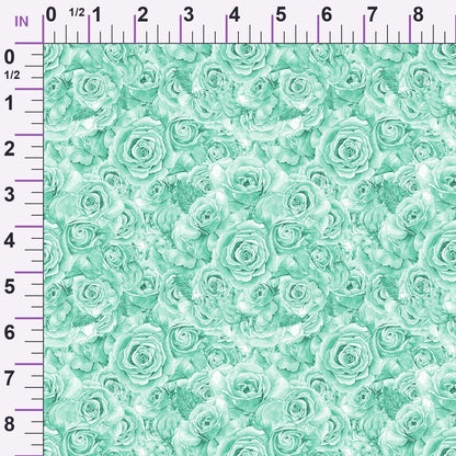 Sepia Blooms Pattern 62 Minky Fabric