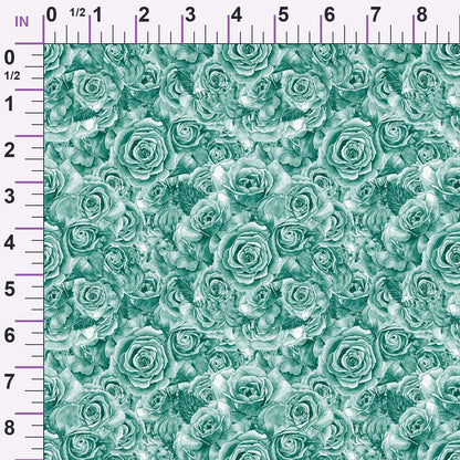 Sepia Blooms Pattern 64 Minky Fabric