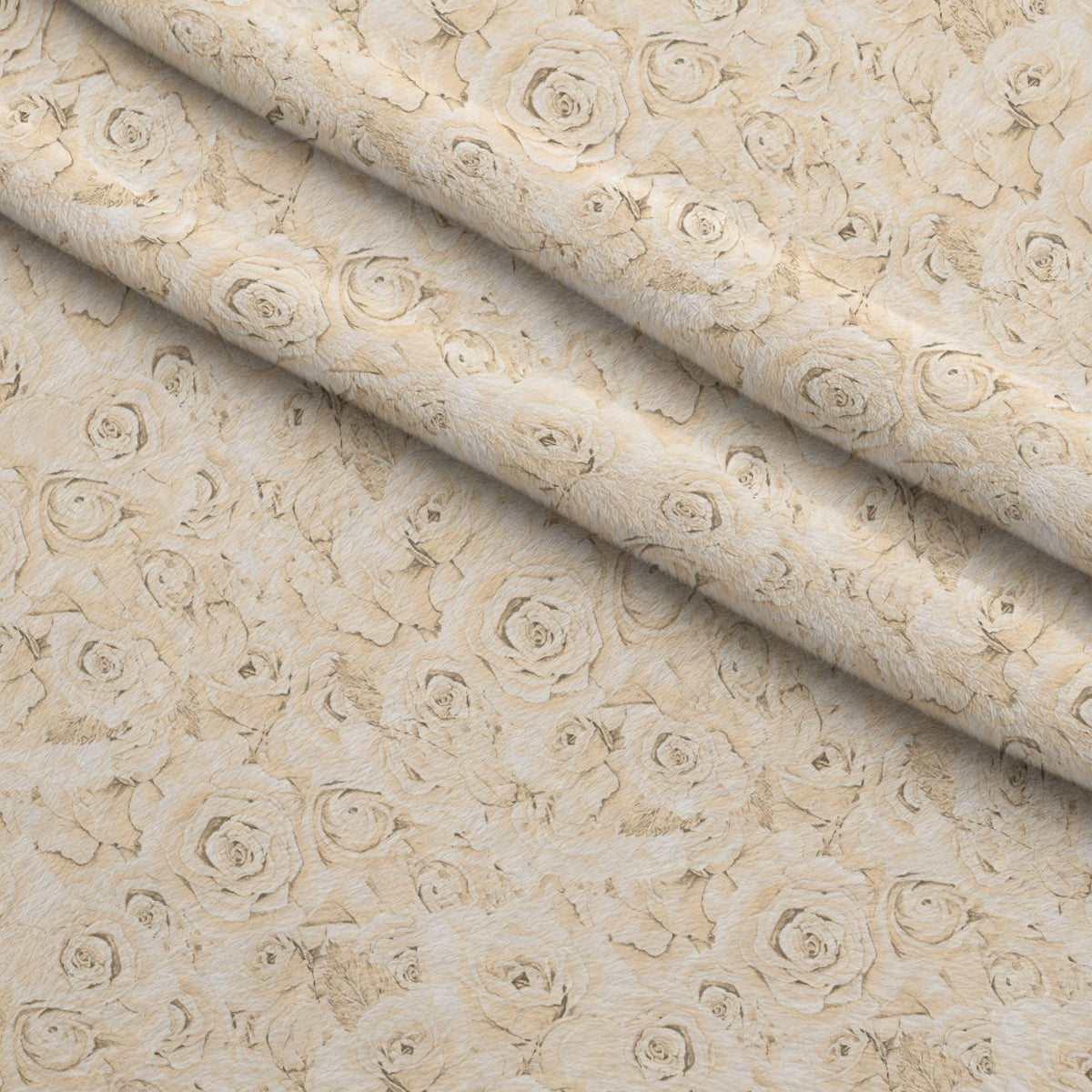 Sepia Blooms Pattern 7 Minky Fabric