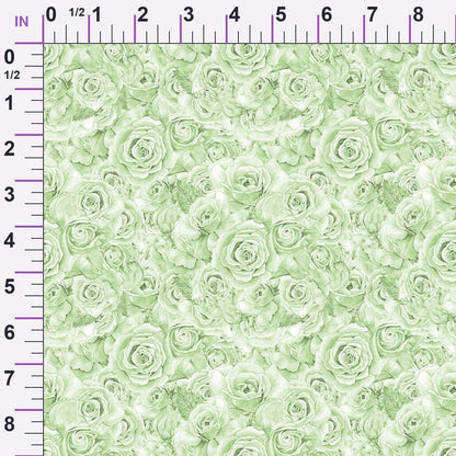 Sepia Blooms Pattern 72 Minky Fabric