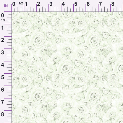 Sepia Blooms Pattern 73 Minky Fabric