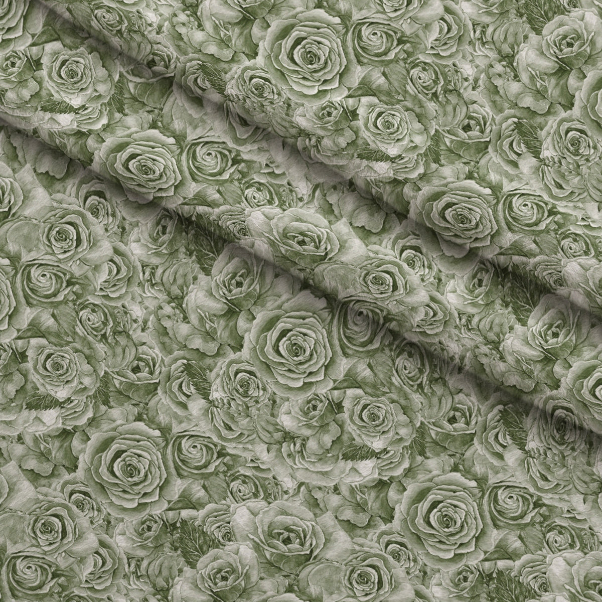 Sepia Blooms Pattern 76 Minky Fabric
