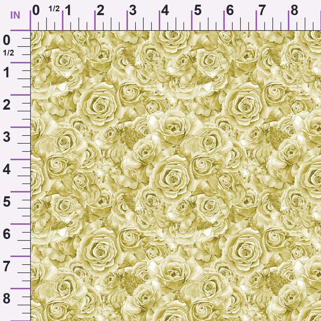 Sepia Blooms Pattern 77 Minky Fabric