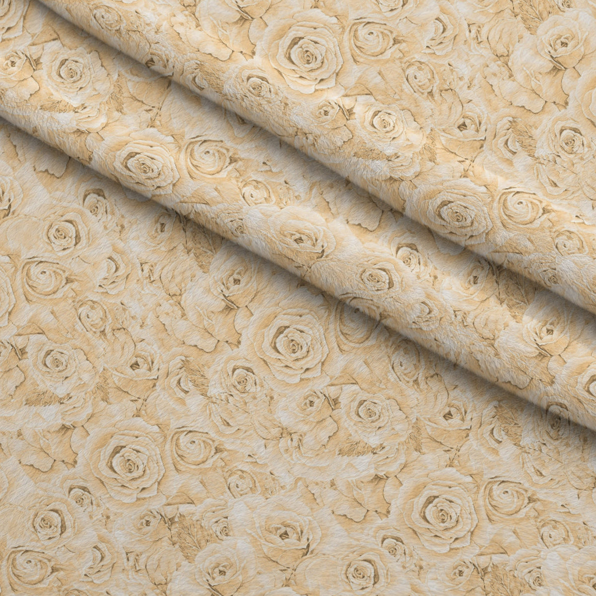Sepia Blooms Pattern 8 Minky Fabric