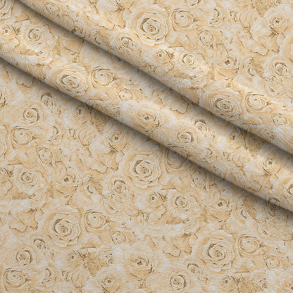 Sepia Blooms Pattern 8 Minky Fabric