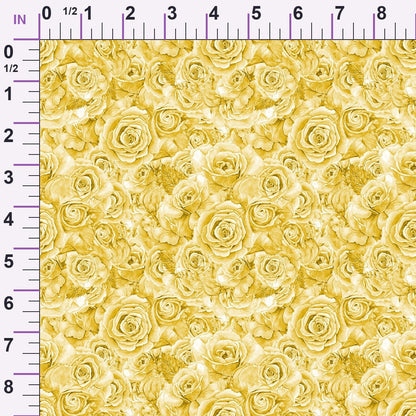 Sepia Blooms Pattern 80 Minky Fabric
