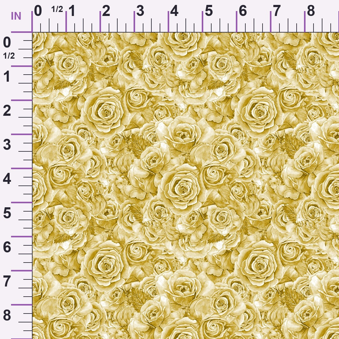Sepia Blooms Pattern 81 Minky Fabric