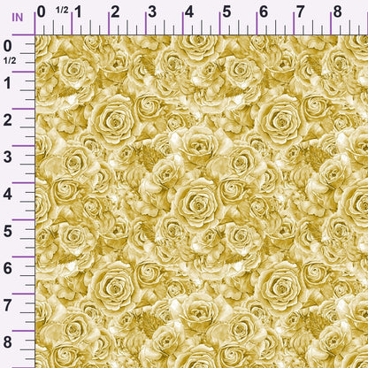 Sepia Blooms Pattern 81 Minky Fabric