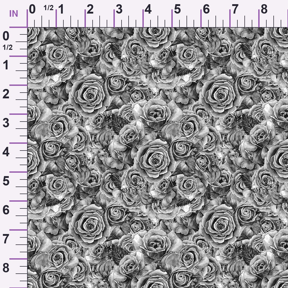 Sepia Blooms Pattern 82 Minky Fabric