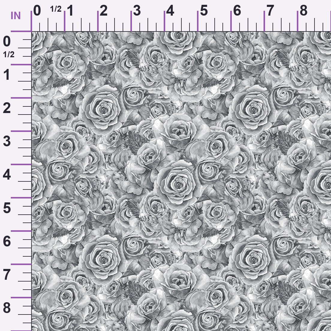 Sepia Blooms Pattern 83 Minky Fabric