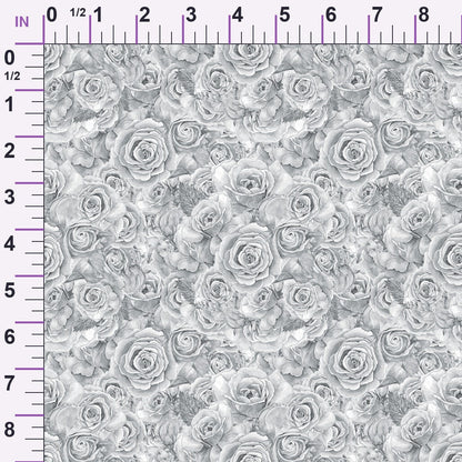 Sepia Blooms Pattern 84 Minky Fabric