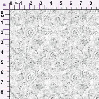 Sepia Blooms Pattern 85 Minky Fabric