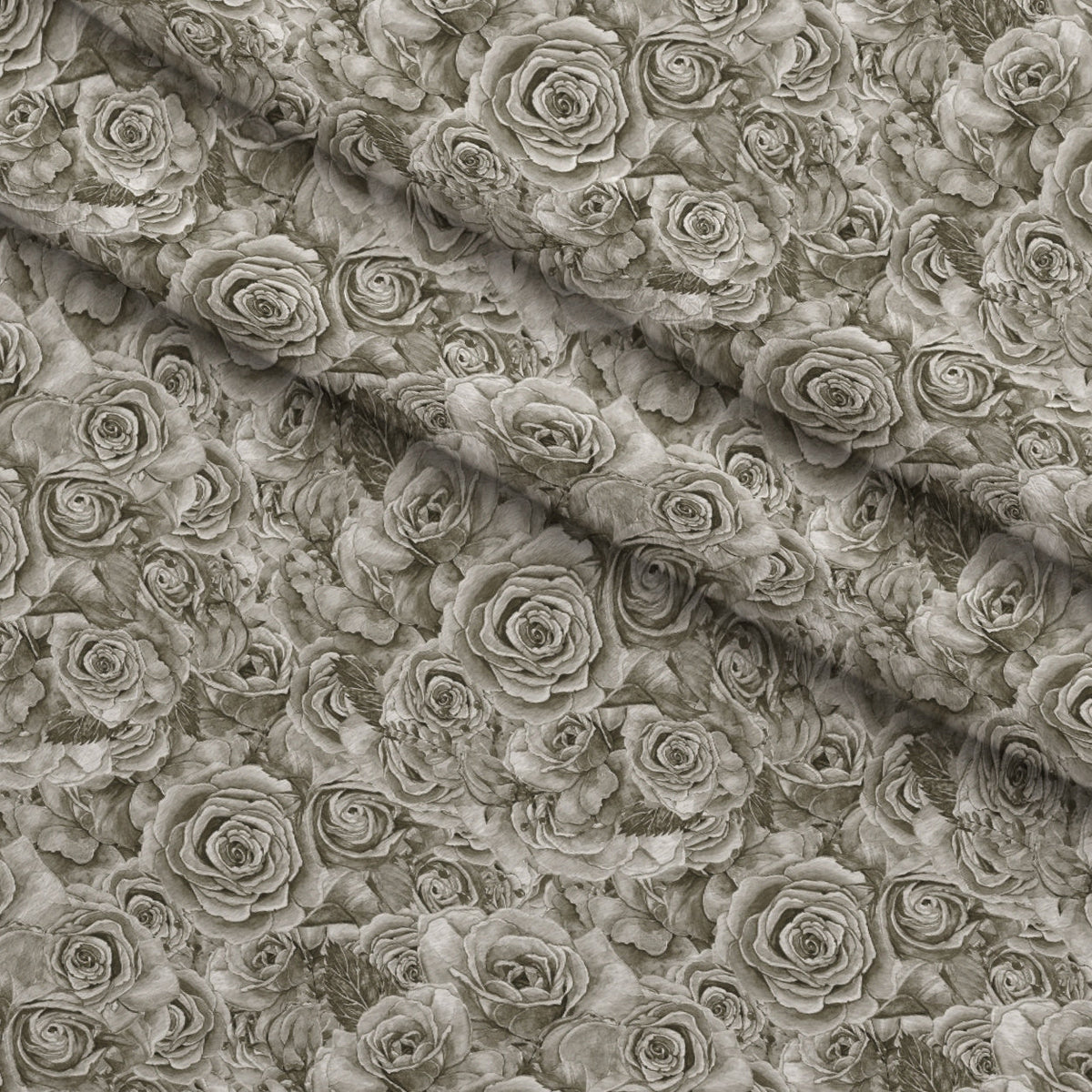 Sepia Blooms Pattern 86 Minky Fabric