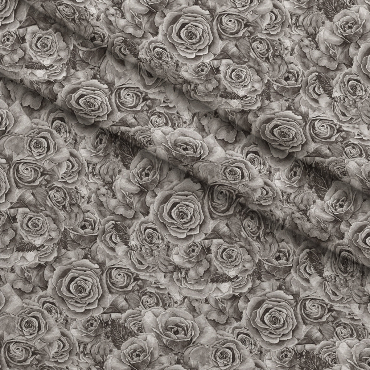 Sepia Blooms Pattern 87 Minky Fabric