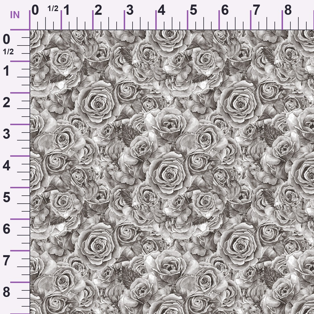 Sepia Blooms Pattern 87 Minky Fabric
