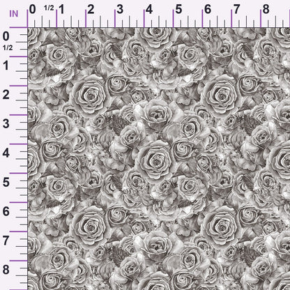 Sepia Blooms Pattern 87 Minky Fabric