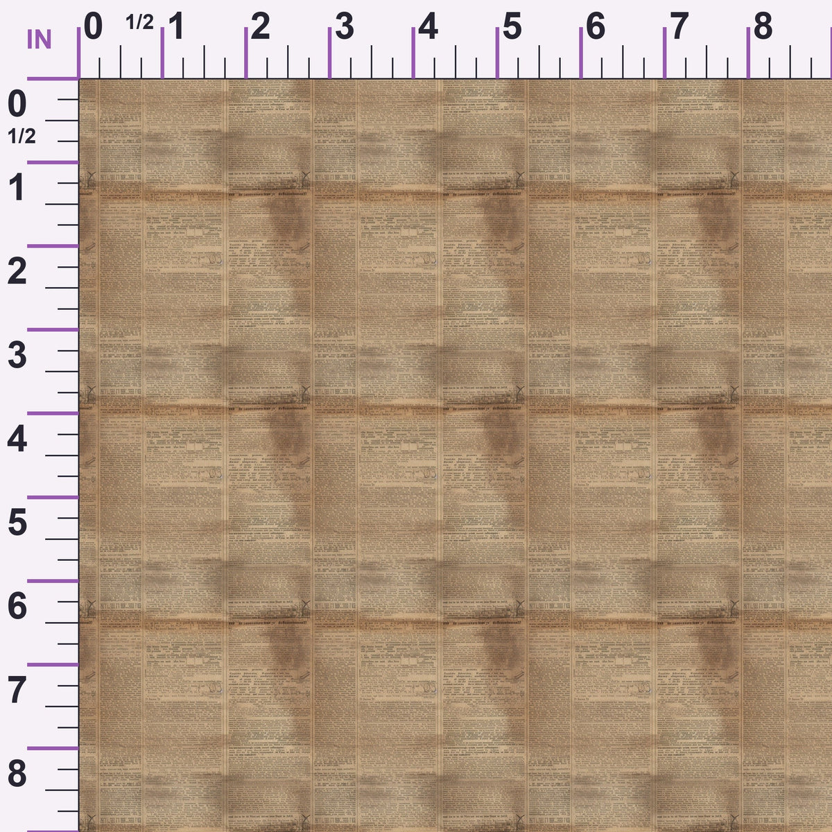 Sepia Press Pattern 2 Minky Fabric