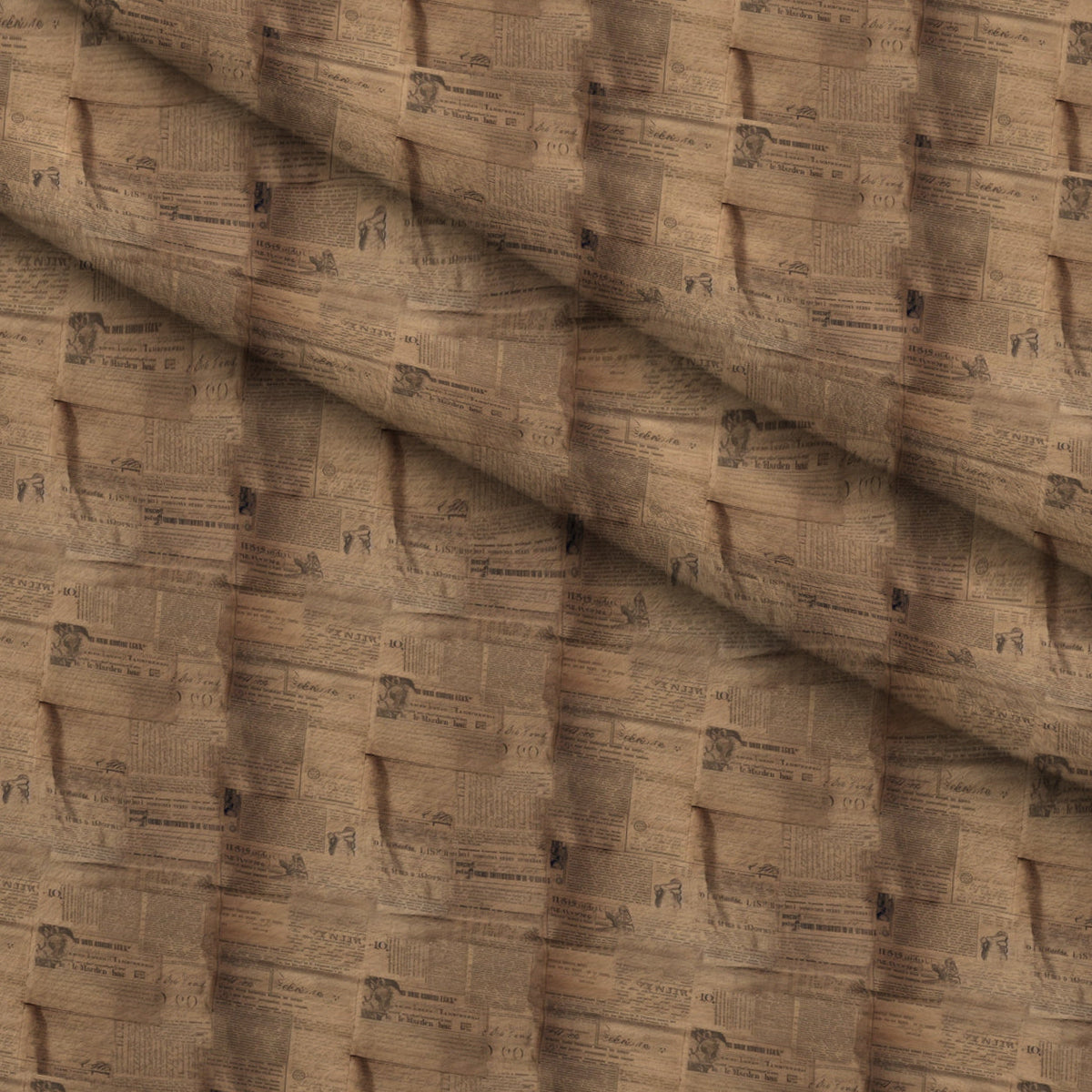 Sepia Press Pattern 6 Minky Fabric