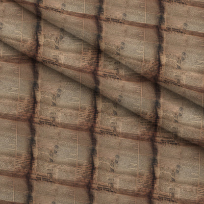 Sepia Press Pattern 9 Minky Fabric