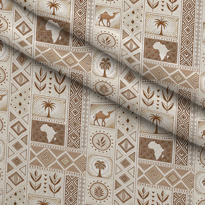 Serengeti Patchwork Pattern 2 Minky Fabric