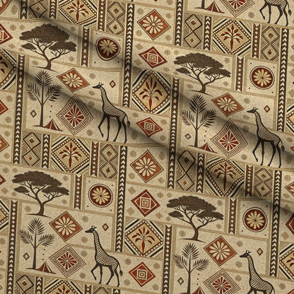 Serengeti Patchwork Pattern 7 Minky Fabric