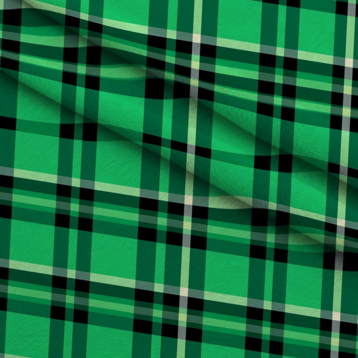 Shamrock Shimmer Pattern 1 Minky Fabric