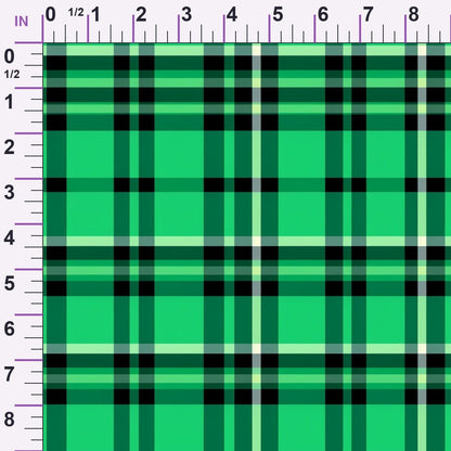 Shamrock Shimmer Pattern 1 Minky Fabric