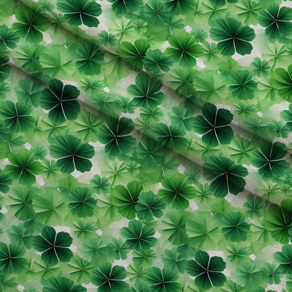 Shamrock Shimmer Pattern 10 Minky Fabric